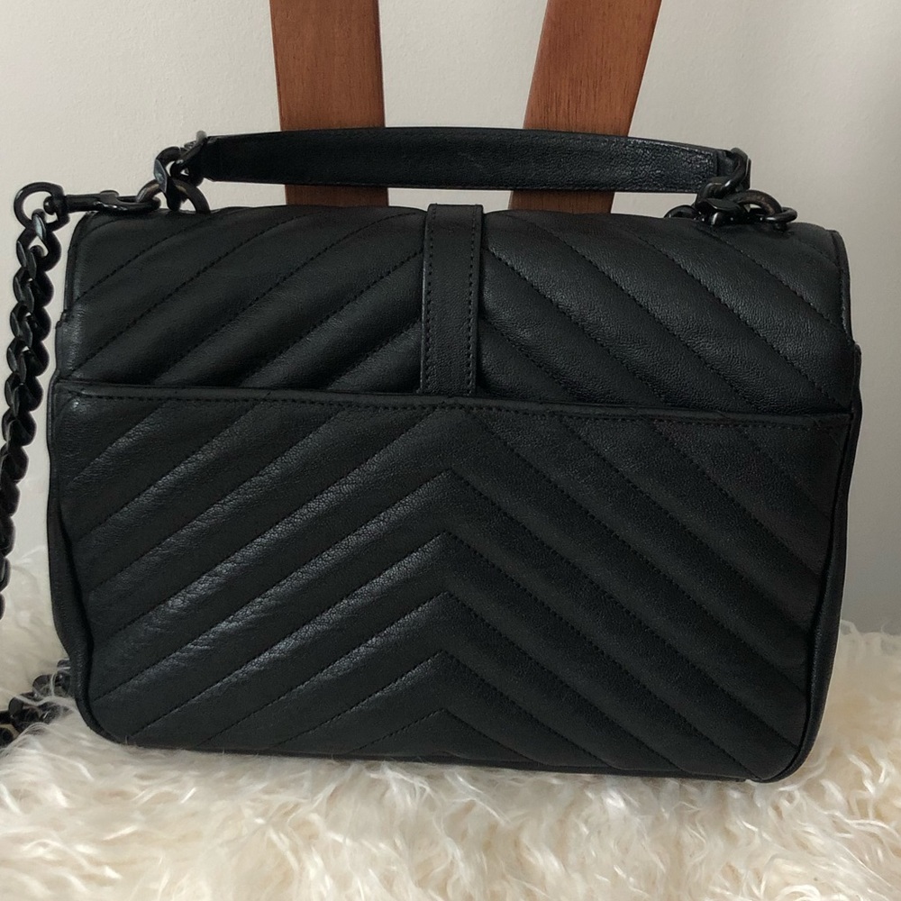 ❌SOLD💥 YSL SAINT LAURENT College Monogram Black - Picture 7 of 8